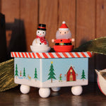 Dancing Santa and Frosty Music Box