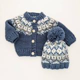 Fairisle Slate Cardigan