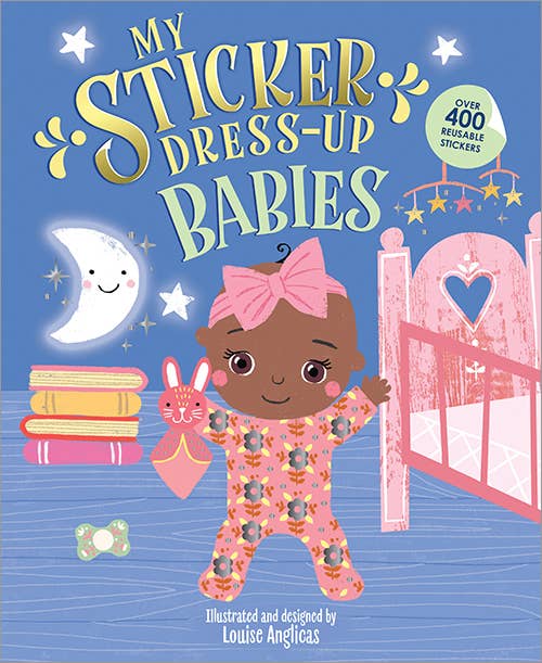 COver of my sticker dress up Babies book