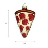Christmas Ornament Glass Handmade Pizza Slice 108 Styles