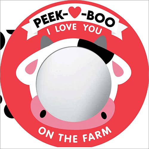 Cover of Peek a boo book with mirror and cow face