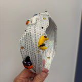 Crystallized Halloween Charm Headband