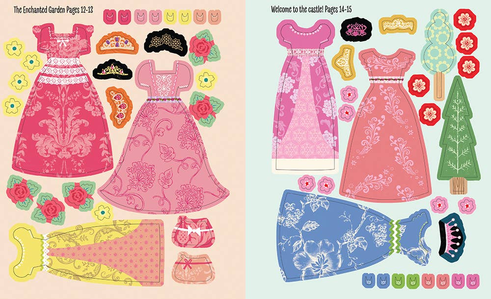 sticker dress up clothes