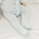 Blue Peek-A-Boo Wishes Footie