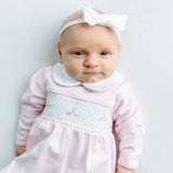 Willow's Classics Smocked Footie - Pink