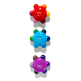 Color Burst: Grip Crayons (Set of 3 / 18 Classic Colors)