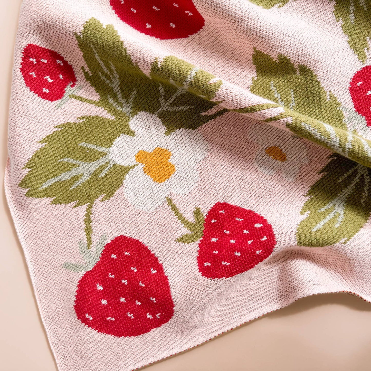 corner strawberry blanket 