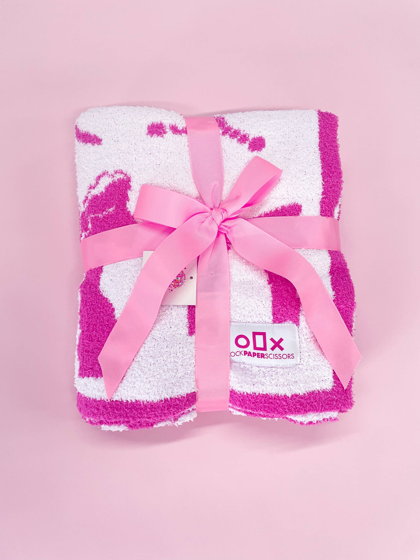 Pink Bow Blanket