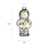 Astronaut with Star, Nostalgic Outer Space Ornament Decor