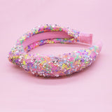 Confetti Sequin Knot Headband