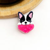 Mini Dog Series Hair Claw Clips
