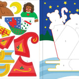 Color by sticker book example