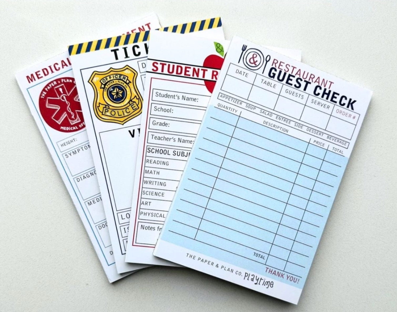 playtime notepads