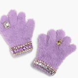 Lavendar Dreams Jeweled Gloves
