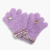 Lavendar Dreams Jeweled Gloves
