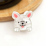 Mini Dog Series Hair Claw Clips