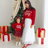 Christmas Tartan Pearl Headband