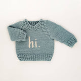 Hi. Surf Bllue Crew Neck Sweater