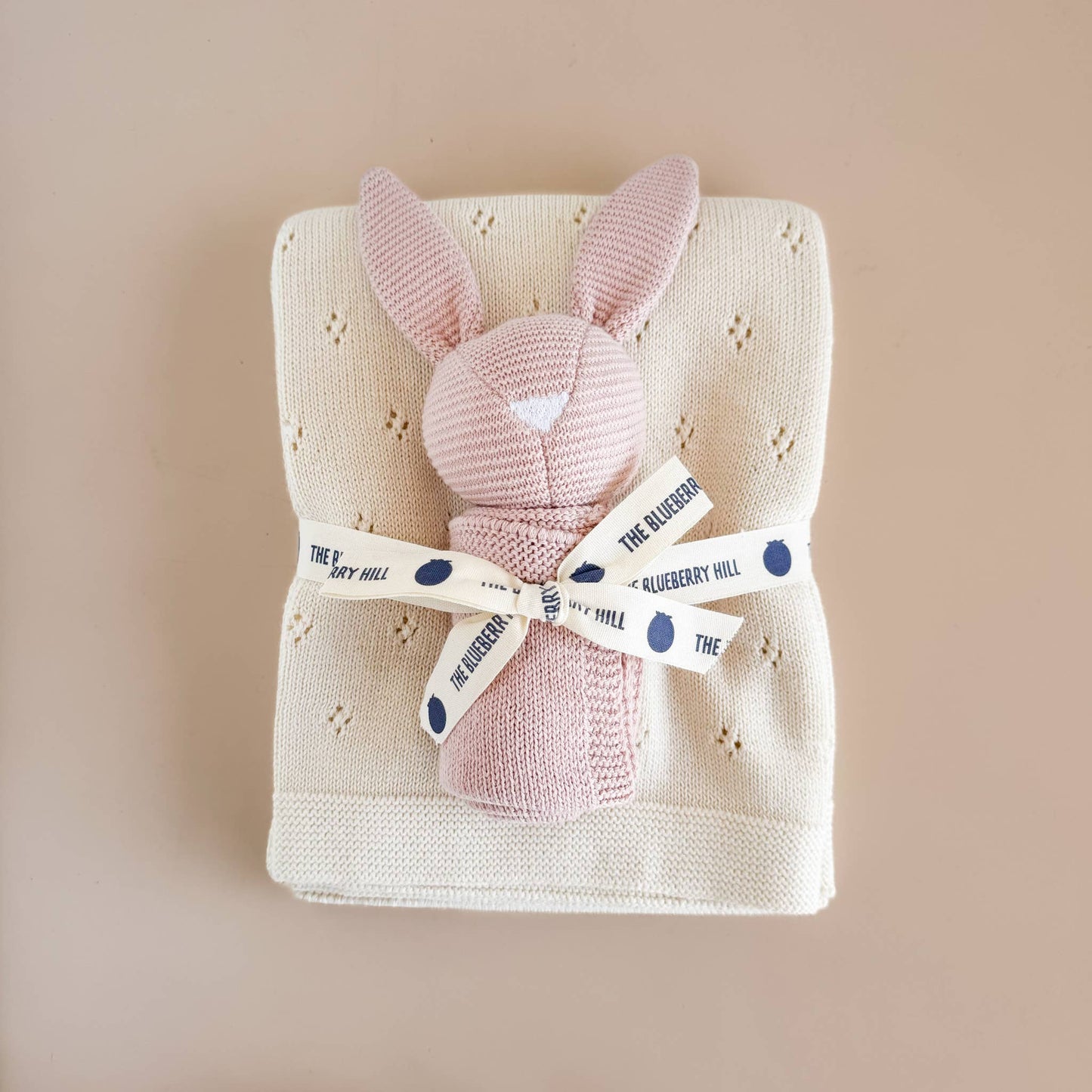 Blush Bunny Blanket Set