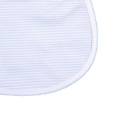 Mini Stripes Bib- Blue