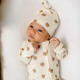 Teddy Zipper Footie