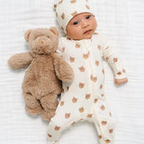 Teddy Zipper Footie