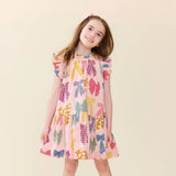 Patterned Bows - Harper Dress