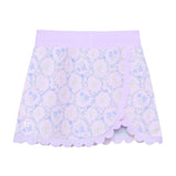 Lavender Scalloped Skort