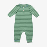 Campbell Romper in Sage Stripe