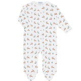 Christmas Reindeer Zipper Footie