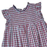 Red/Light Blue Check - Stevie Dress