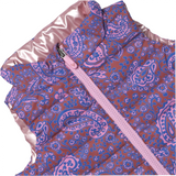 Reversible Riley Vest - Paisley Vines