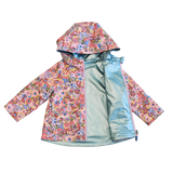 Reversible Raincoat- Sketched Floral