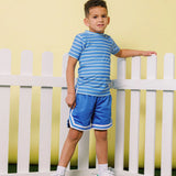 Sky Blue Basketball Short