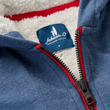 Sherpa Lined Hoodie- Lake