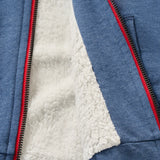 Sherpa Lined Hoodie- Lake