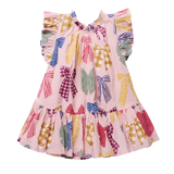 Patterned Bows - Harper Dress