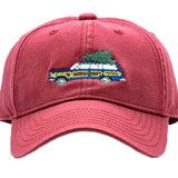 Little Kid Holiday Wagoneer on Weathered Red