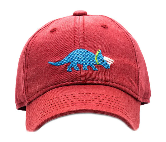 Red Triceratops Hat