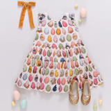Eloise Ruffle Dress- Multi Eggs