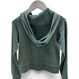 Think Happy Cropped Zip Hoodie