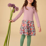 Persimmon Skirted Twirl Dress