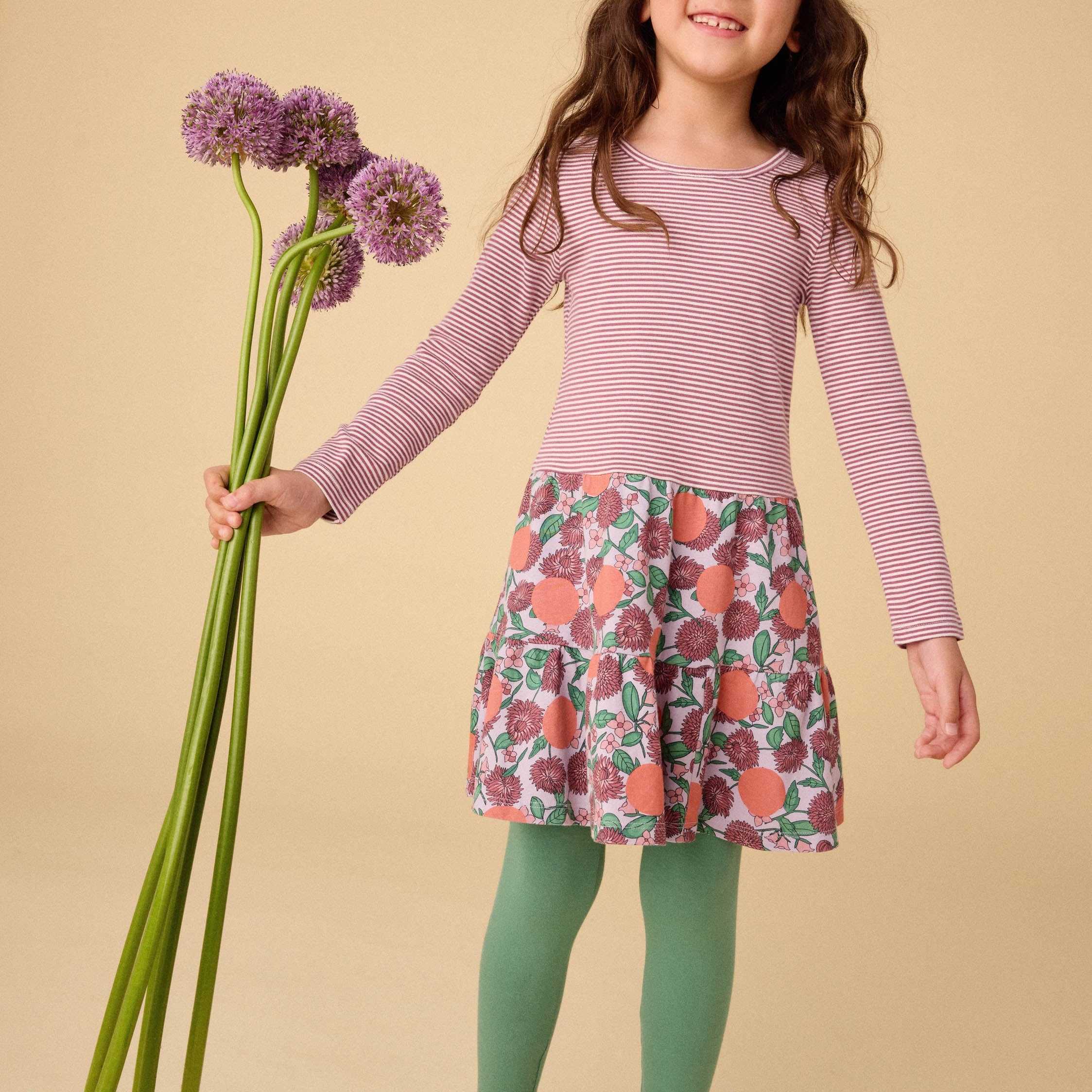 Persimmon Skirted Twirl Dress