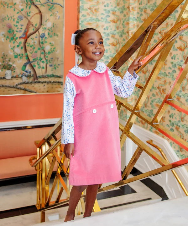 Lindy's Lunch Dress - Little Oak and Parrot Cay Coral