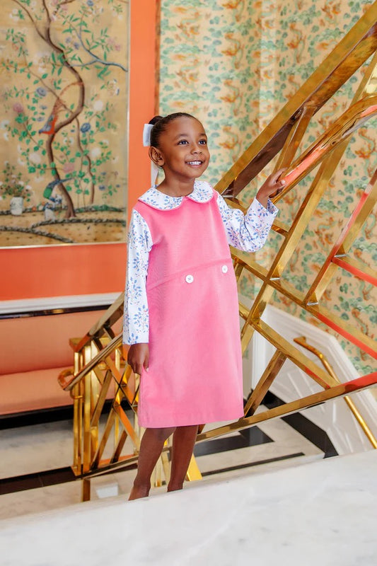 Lindy's Lunch Dress - Little Oak and Parrot Cay Coral