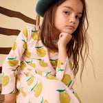 Pears Long Sleeve Skirted Dress
