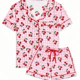 Cherry Gingham Lynn Pajamas
