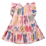 Patterned Bows - Harper Dress