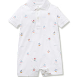 Summer Romper in Bateau