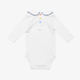 Peter Pan Onesie with Navy Piping